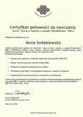 Certyfikat nauczycielski - MBLC